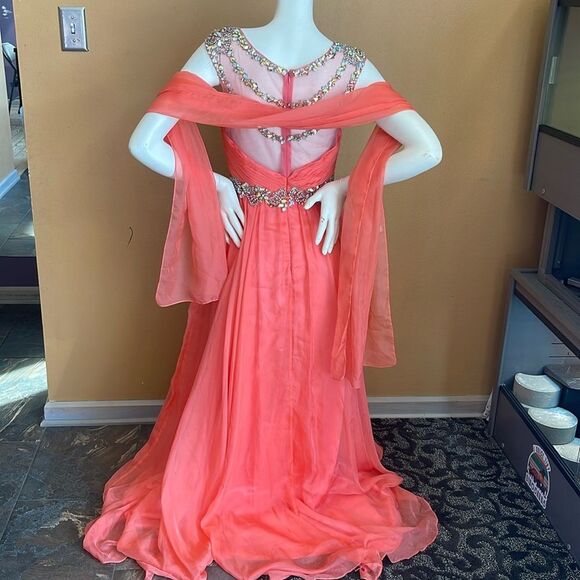 NWT Cinderella Sleeveless Round Neck A-Line Dress Size 8 - Picture 6 of 15